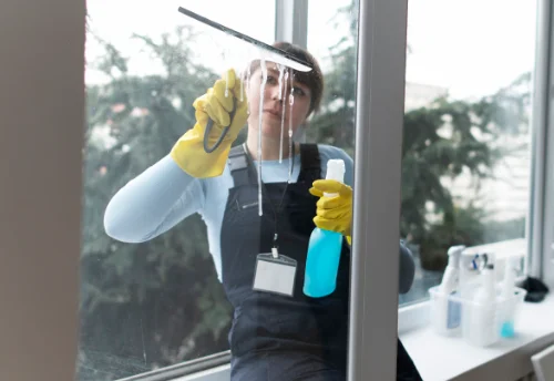 Nettoyage de vitres intérieures et extérieures à la Dorée